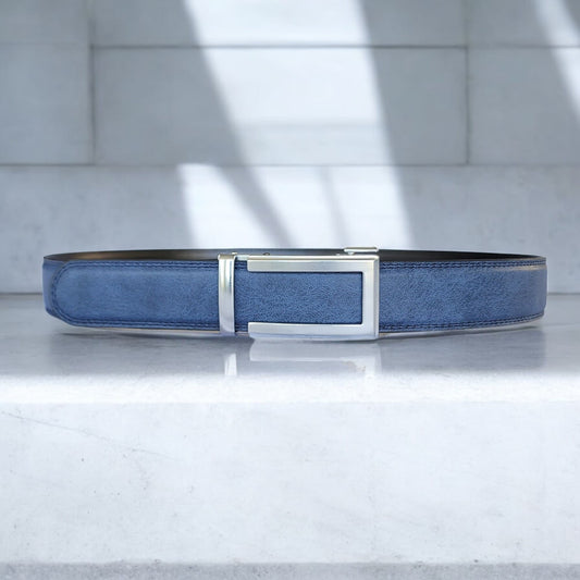 35mm | Blue | Auto Buckle Belt