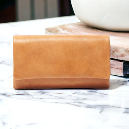 Tan Leather Wallet - Bowie - BeltUpOnline