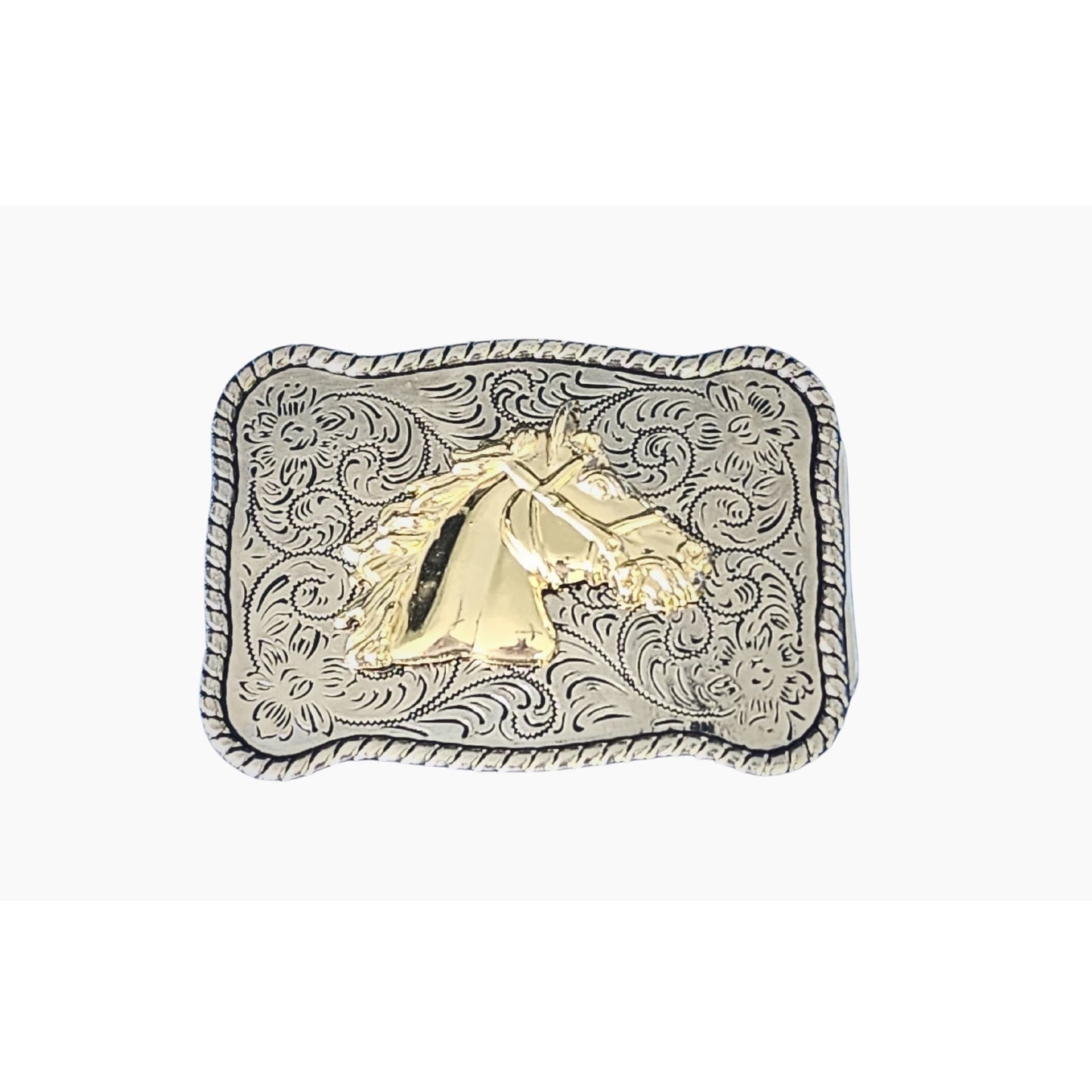 38mm | Horse Head | Two Tone Buckle