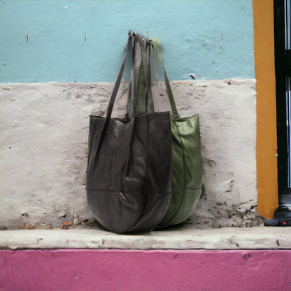 Black Boho Tote/Shoulder Bag - Jennifer - BeltUpOnline