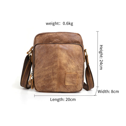 BULC -Messenger Crossbody Bag - Full Grain Leather - BeltUpOnline