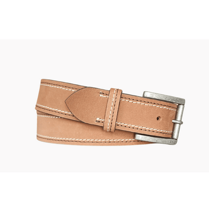 38mm | Tan Stitched | Jeans Belt