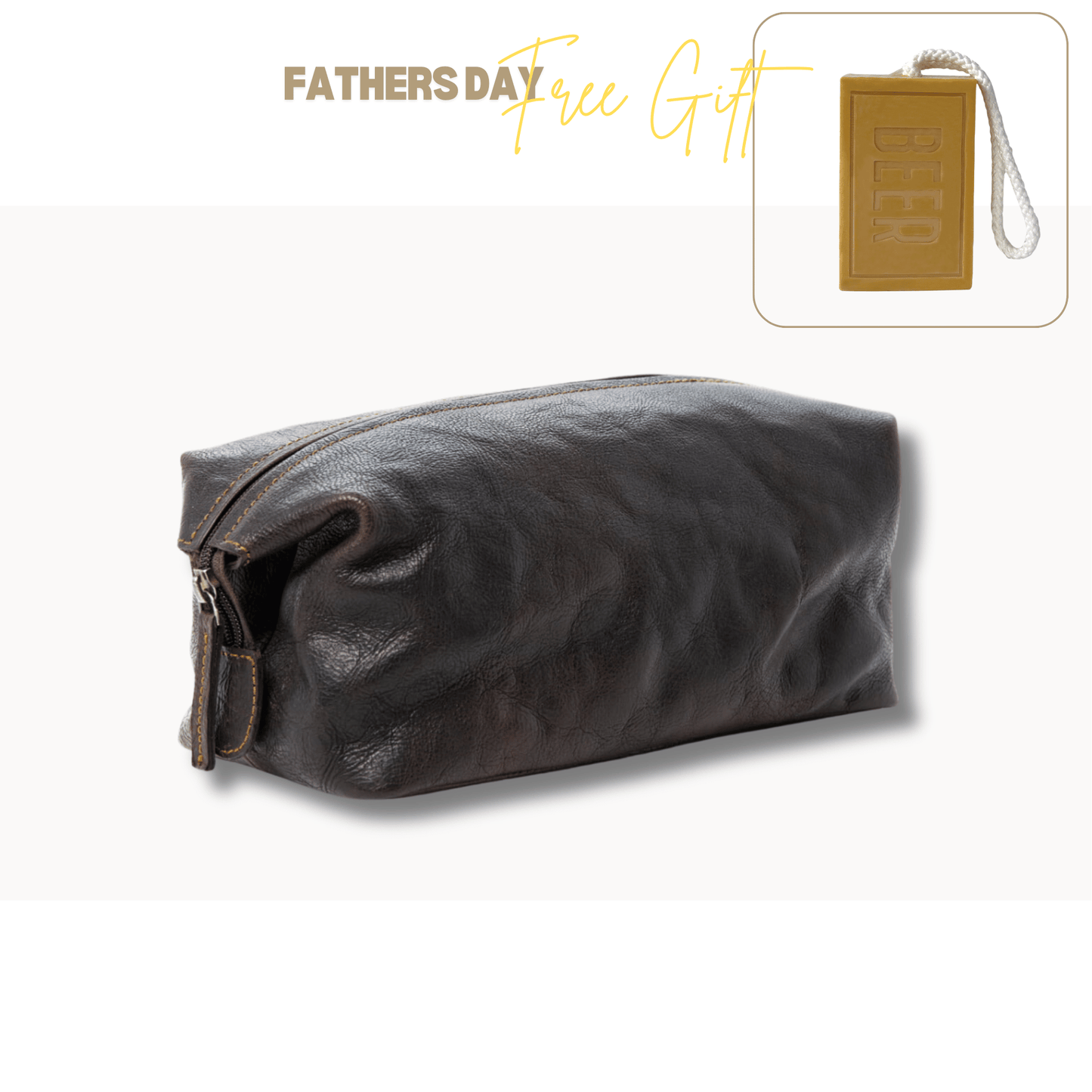 Toiletries Bag | Brown | Christopher