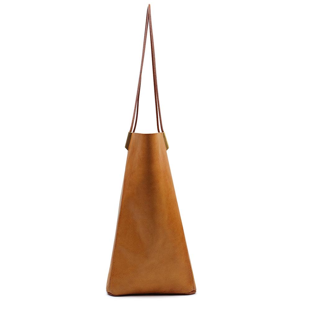 Tan Leather Tote - Vegetable Tanned - BeltUpOnline